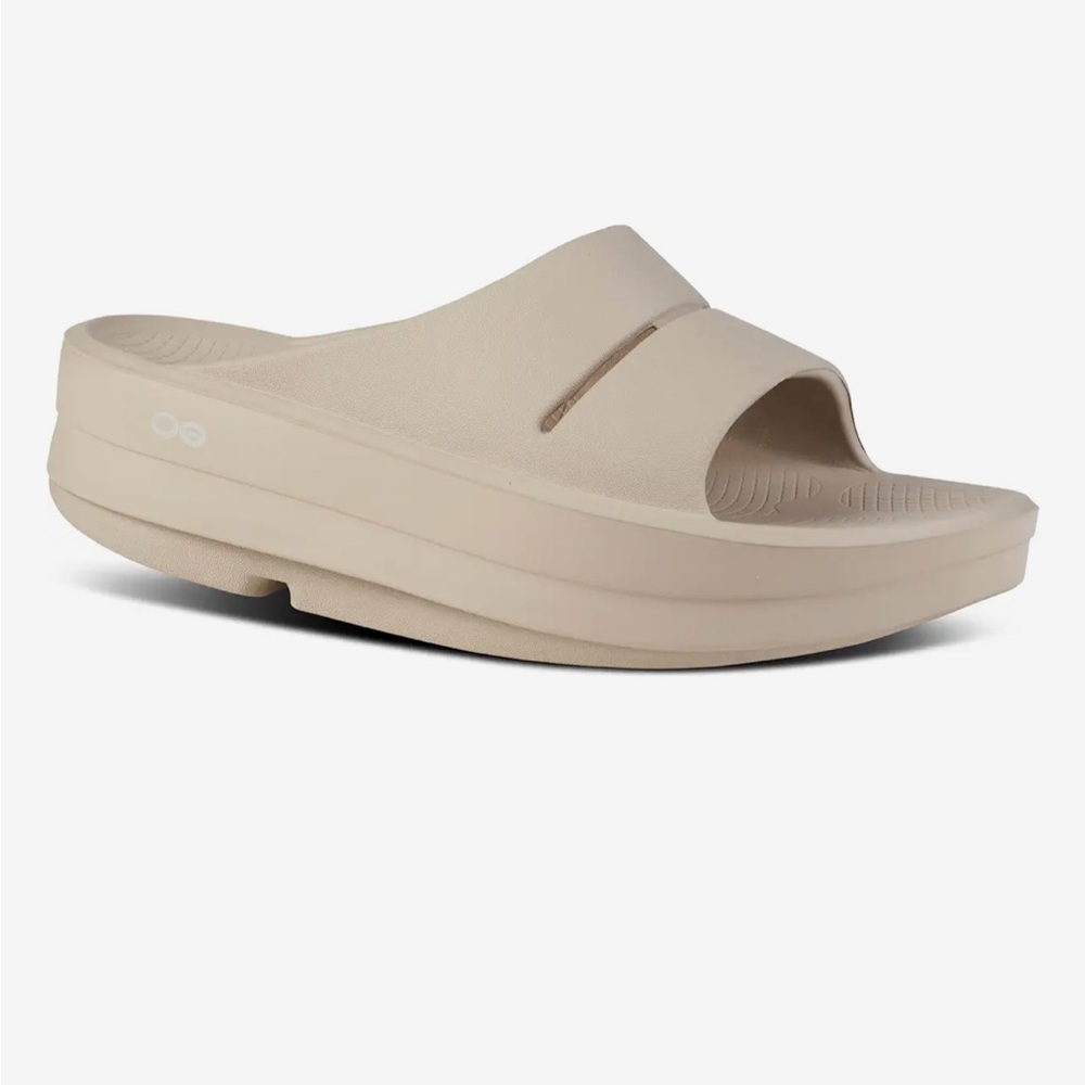 Beige Slide Sandals brand new still in box